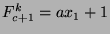 $F_{c+1}^k=ax_1 +1$