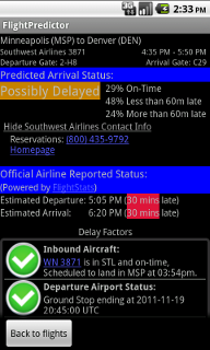 Flight information