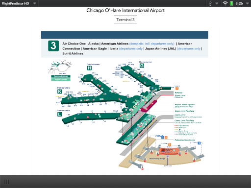 Airport map