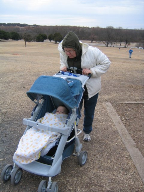 grand'Linda with stroller 2