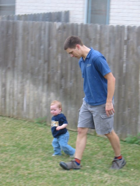 soccer with Dad